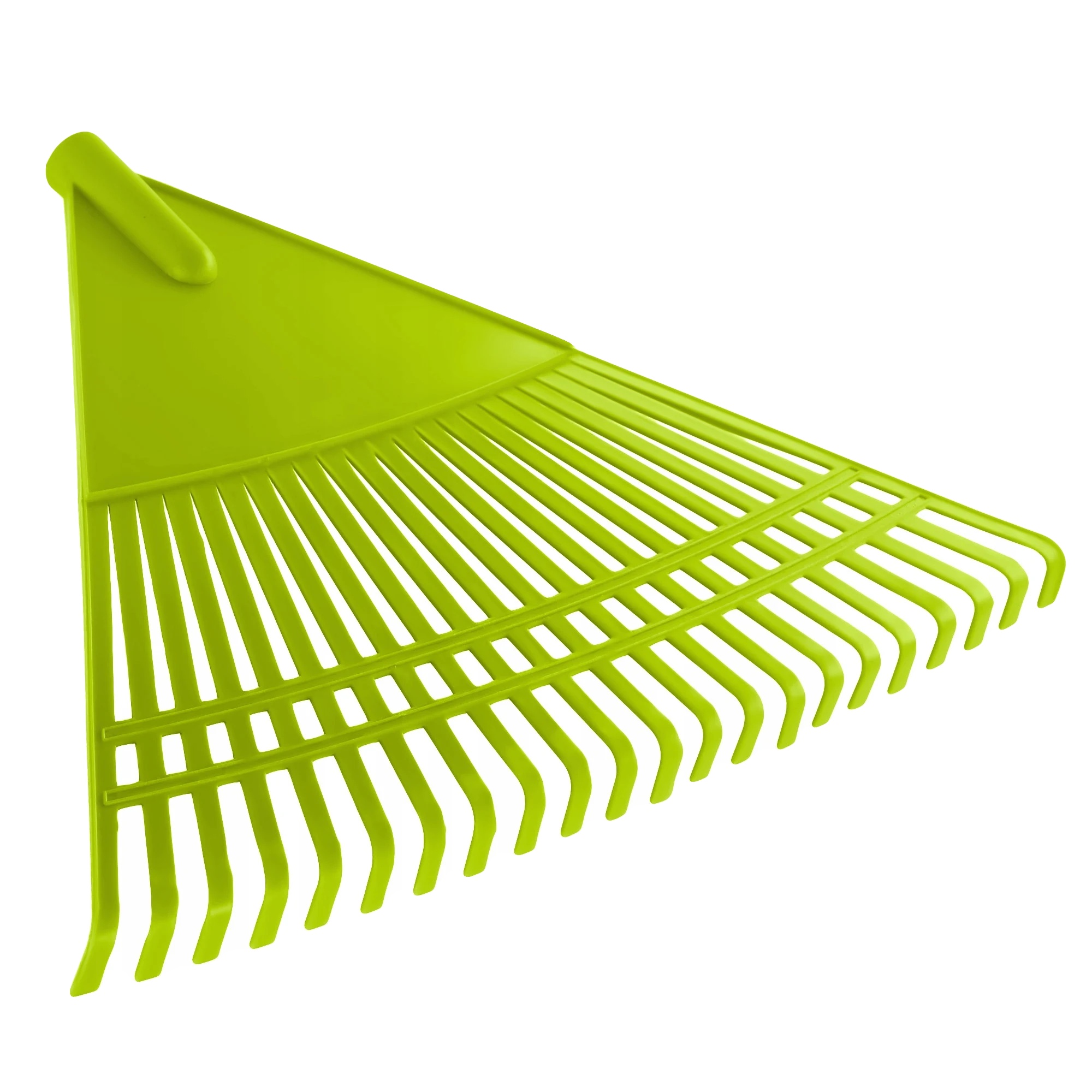 Gartenrechen, 60 Cm Breite, 22 Zähne, Kunststoffmaterial, Leicht, Entworfen Für Das Sammeln Von Blättern Und Gras