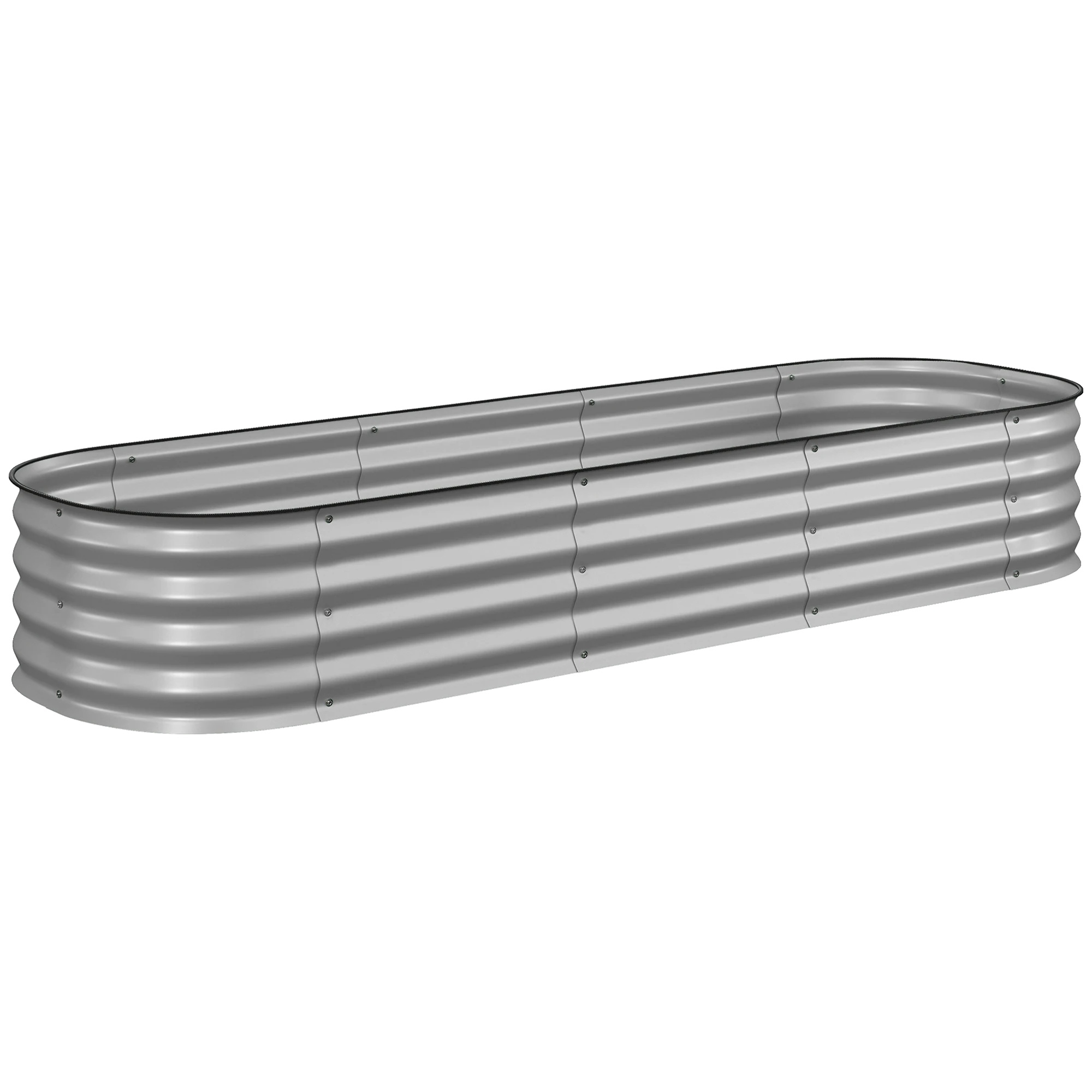 Hochbeet, Modulares Design, Wetterfest, Armeegrün