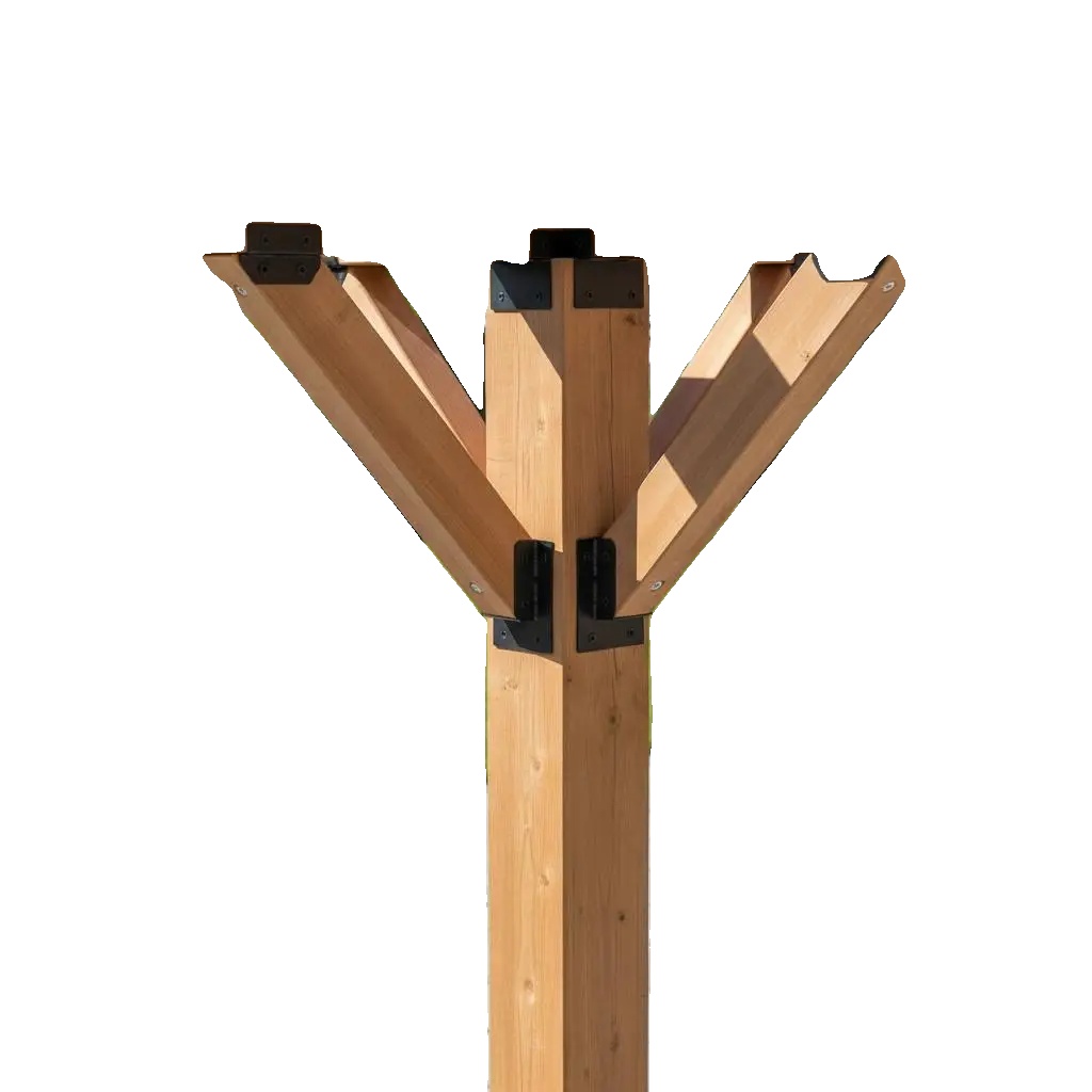 Pergola-stützkit, Stahlkonstruktion, Vielseitig Für Den Außenbereich, Armeegrün