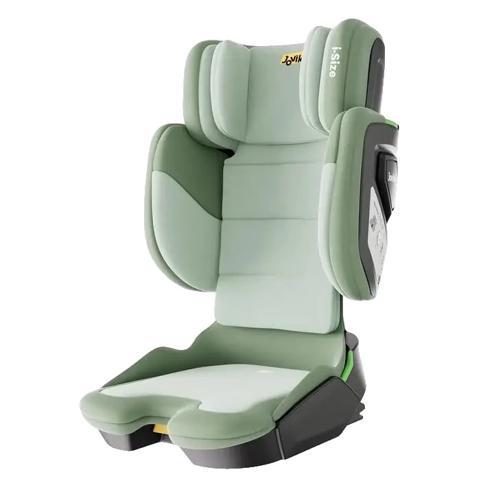 Kindersitz, Isofix-kompatibel, Faltbares Design, Grüner Stoff
