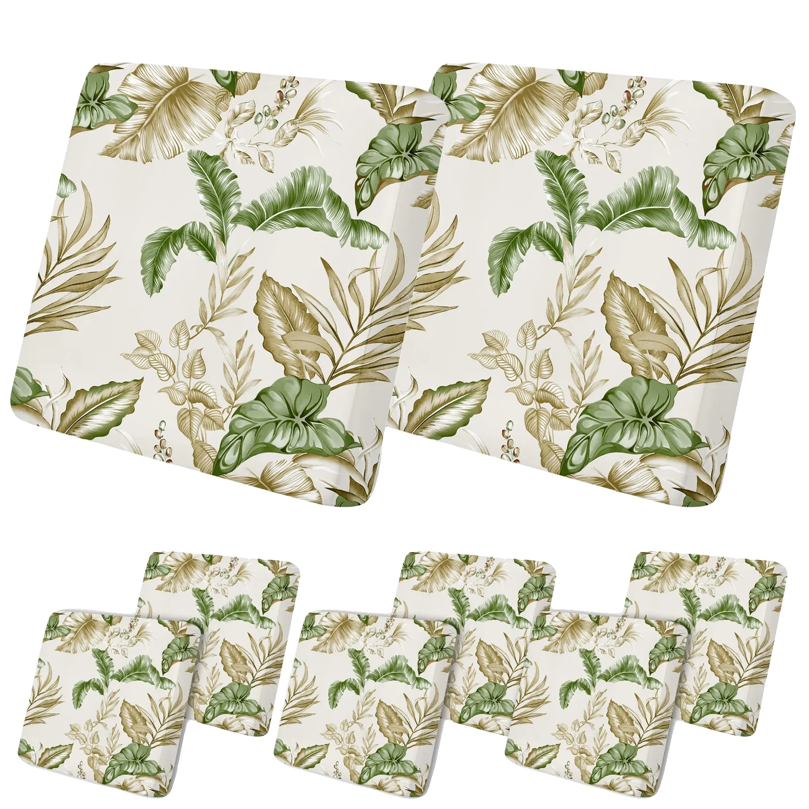 Patio-sofa-kissenbezug, Blumenmuster, Mehrere Bezüge Set, C