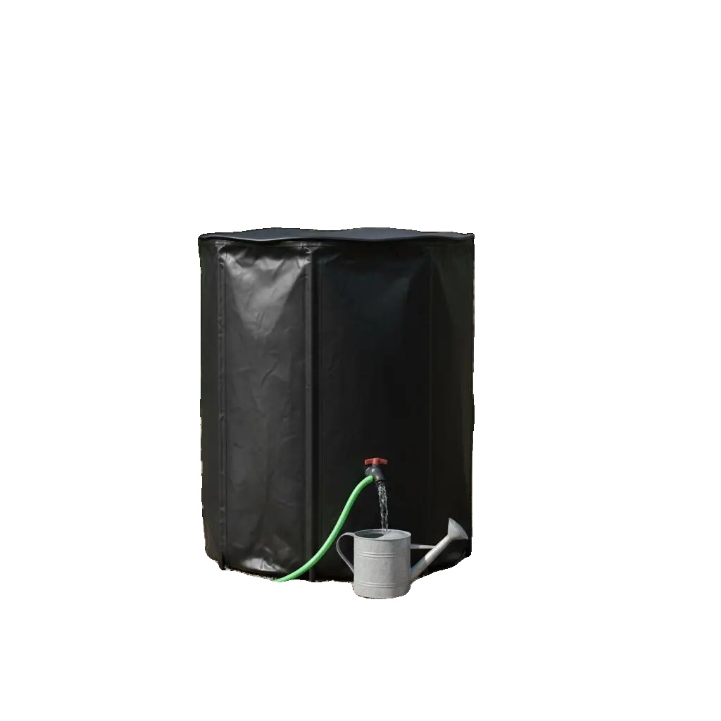 Pvc Faltbarer Wassertank, 1350l Kapazität, Ideal Für Garten- Und Landwirtschaftsbewässerung, Armeegrün