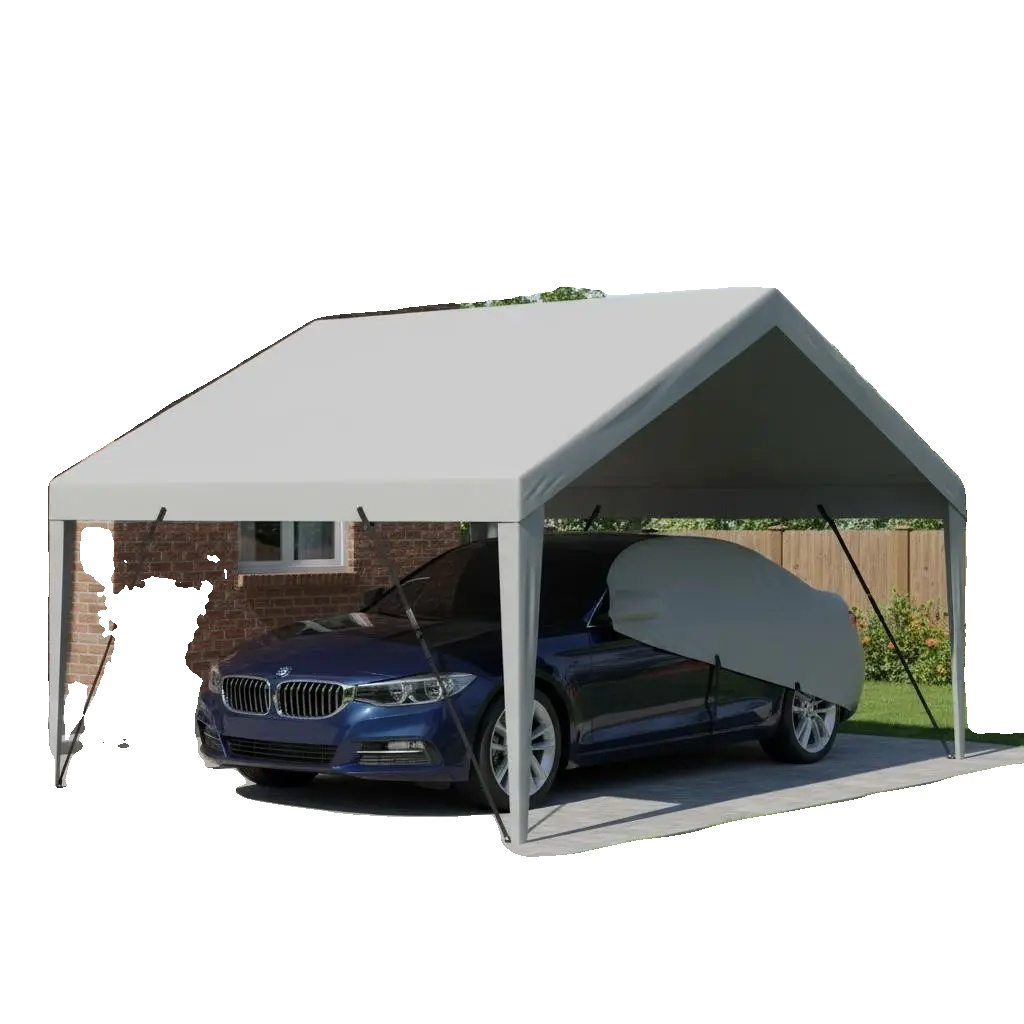 Carport Überdachung, Wasserdicht, Uv-geschützt, Armeegrün