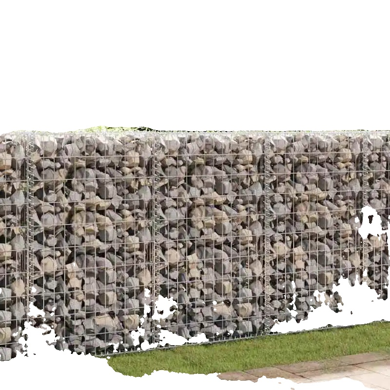 Gabionenwand, Schwerlast-stützmauer, Einfache Montage, Armeegrün
