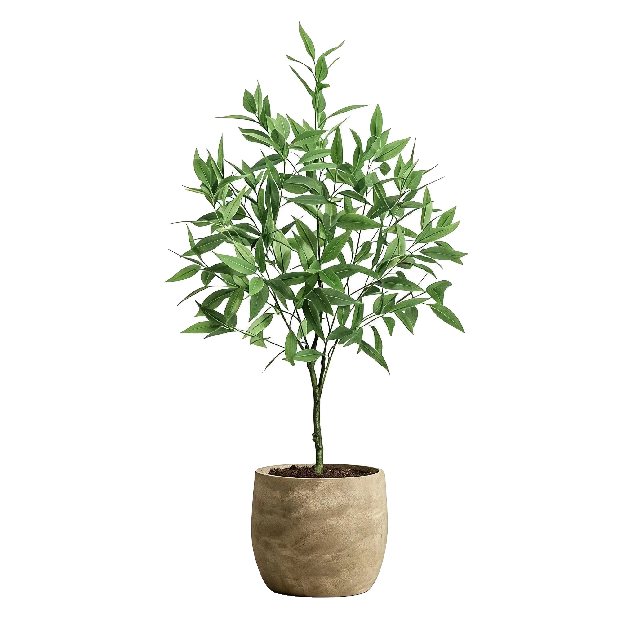 Künstlicher Eukalyptusbaum, Realistisches Design, Pflegeleicht, 90cm
