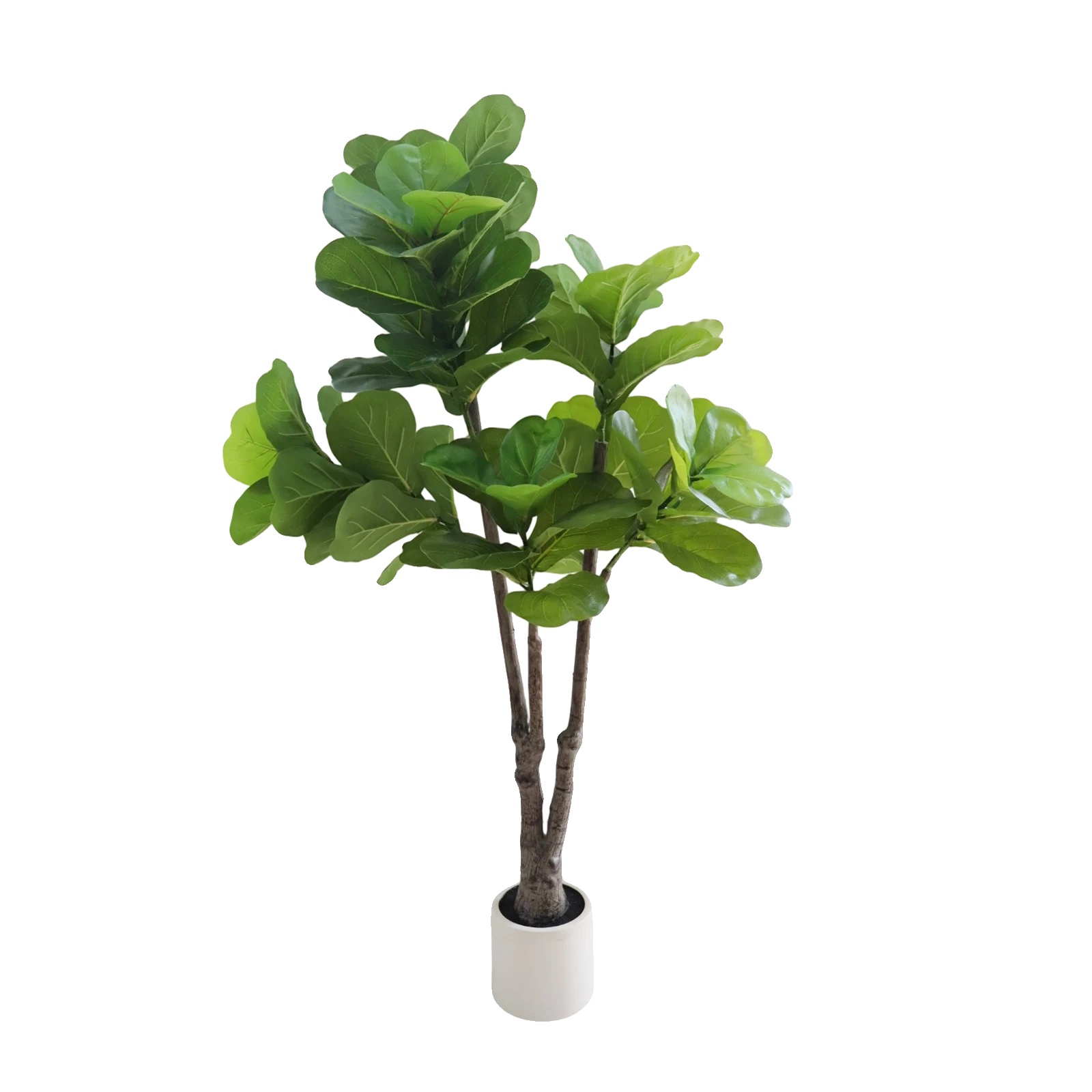 Faux Feigenbaum, Innendekoration, Anpassbares Design, Grün-b, 7ft