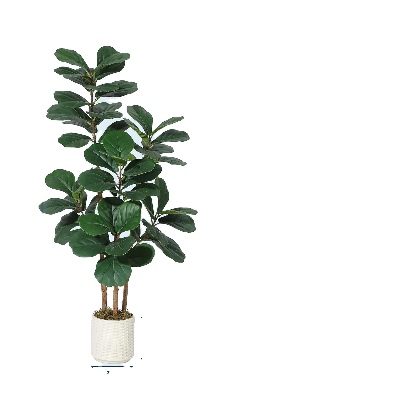 Künstlicher Geigenfeigenbaum, Leicht Zu Reinigen, Innendekoration, 120cm