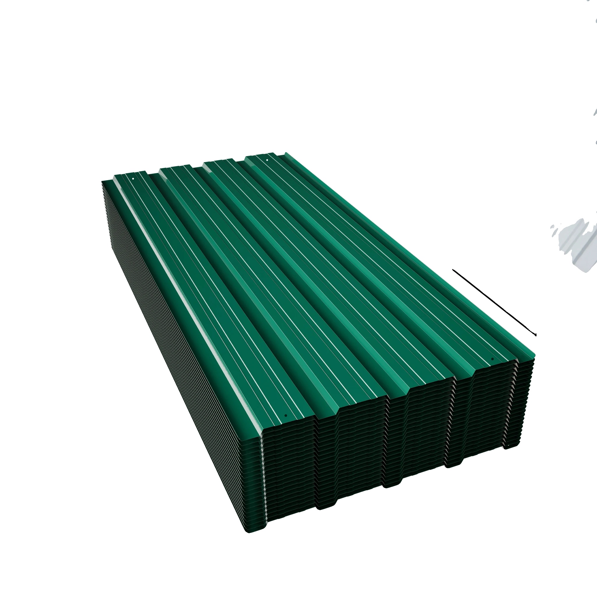 Dachplatten, Wetterbeständig, Rostbeständig, Grün