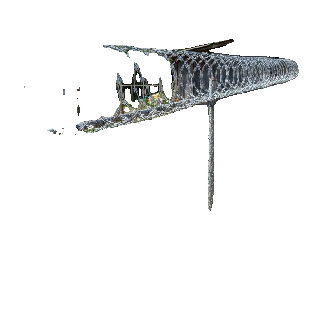 Stacheldraht, Einbruchschutz, Langlebiger Verzinkter Stahl, Armeegrün