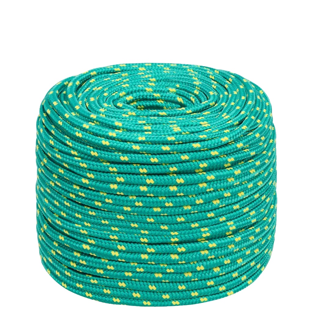 Seil, 25 Meter Länge, Polypropylenmaterial, Armeegrün