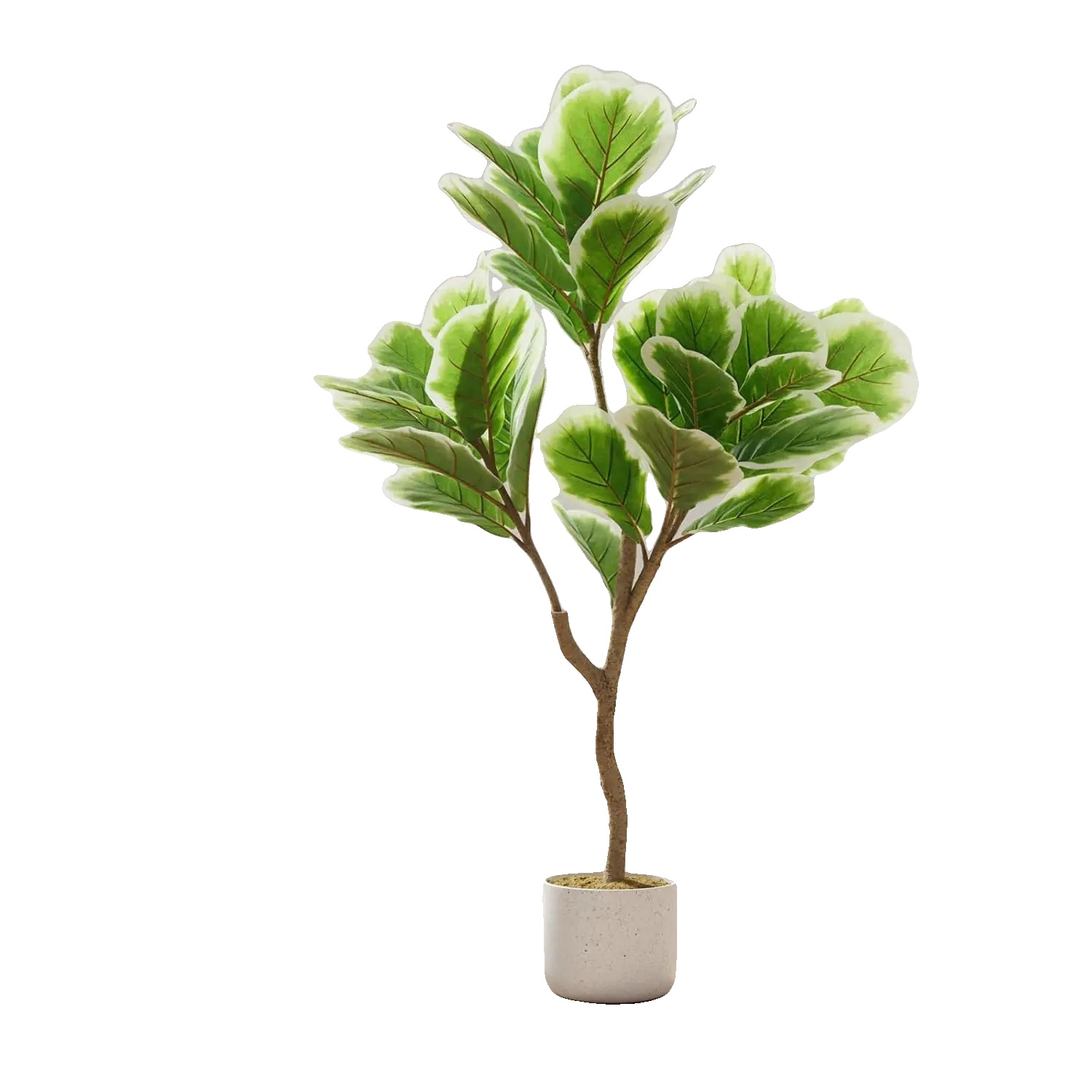 Künstlicher Feigenbaum, 100 Cm Höhe, Pe-material, Bodenplatzierung, Einzelstück, Innengebrauch