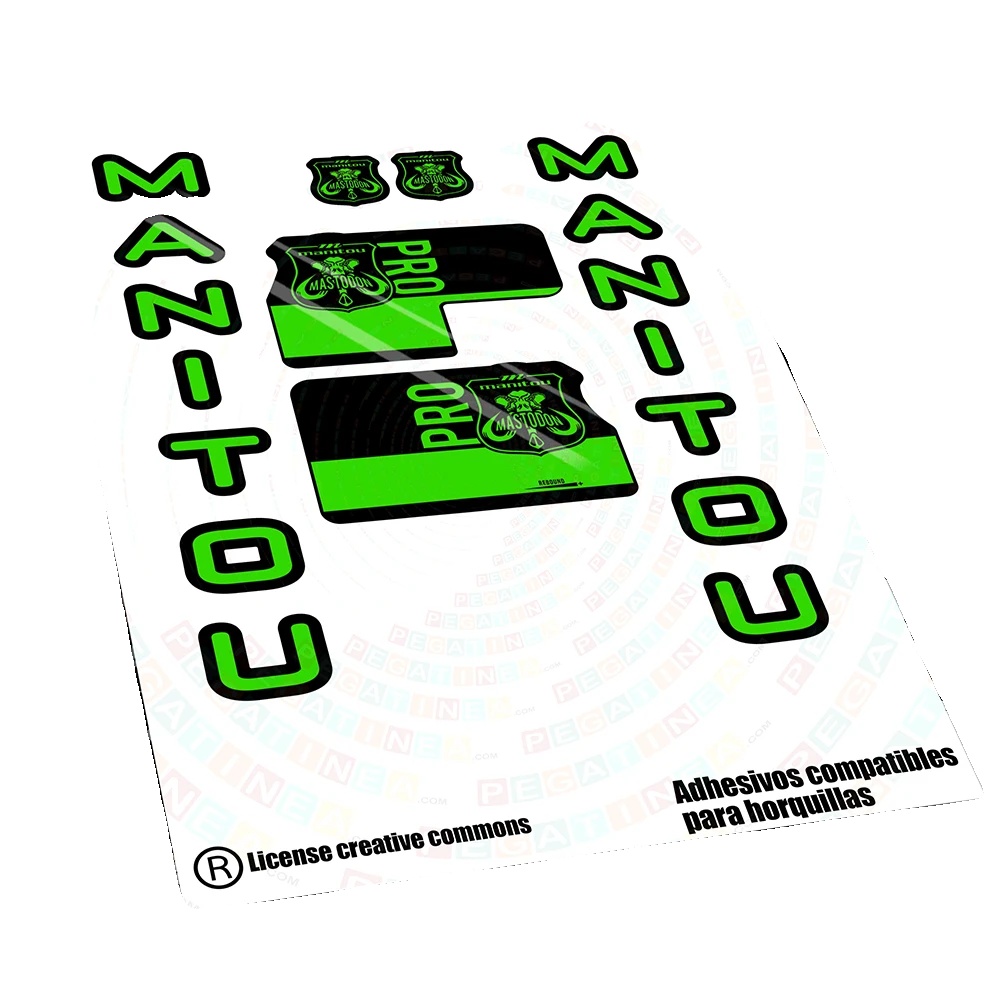 Aufkleber, Hochwertiges Vinyl, Anpassbare Designs, Fluor Grün