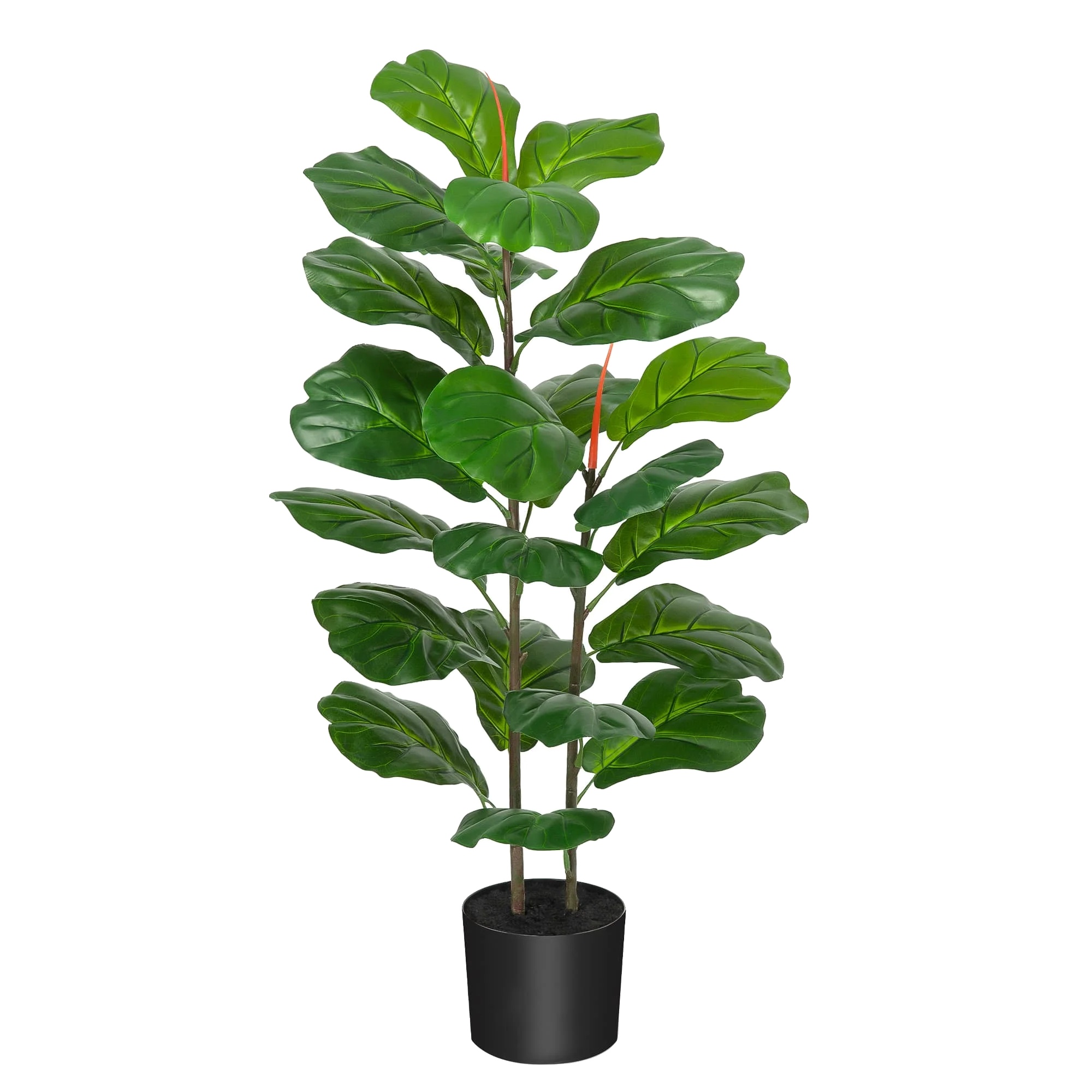 Künstlicher Geigenfeigenbaum, Realistisches Design, Keine Pflege Erforderlich, Grün