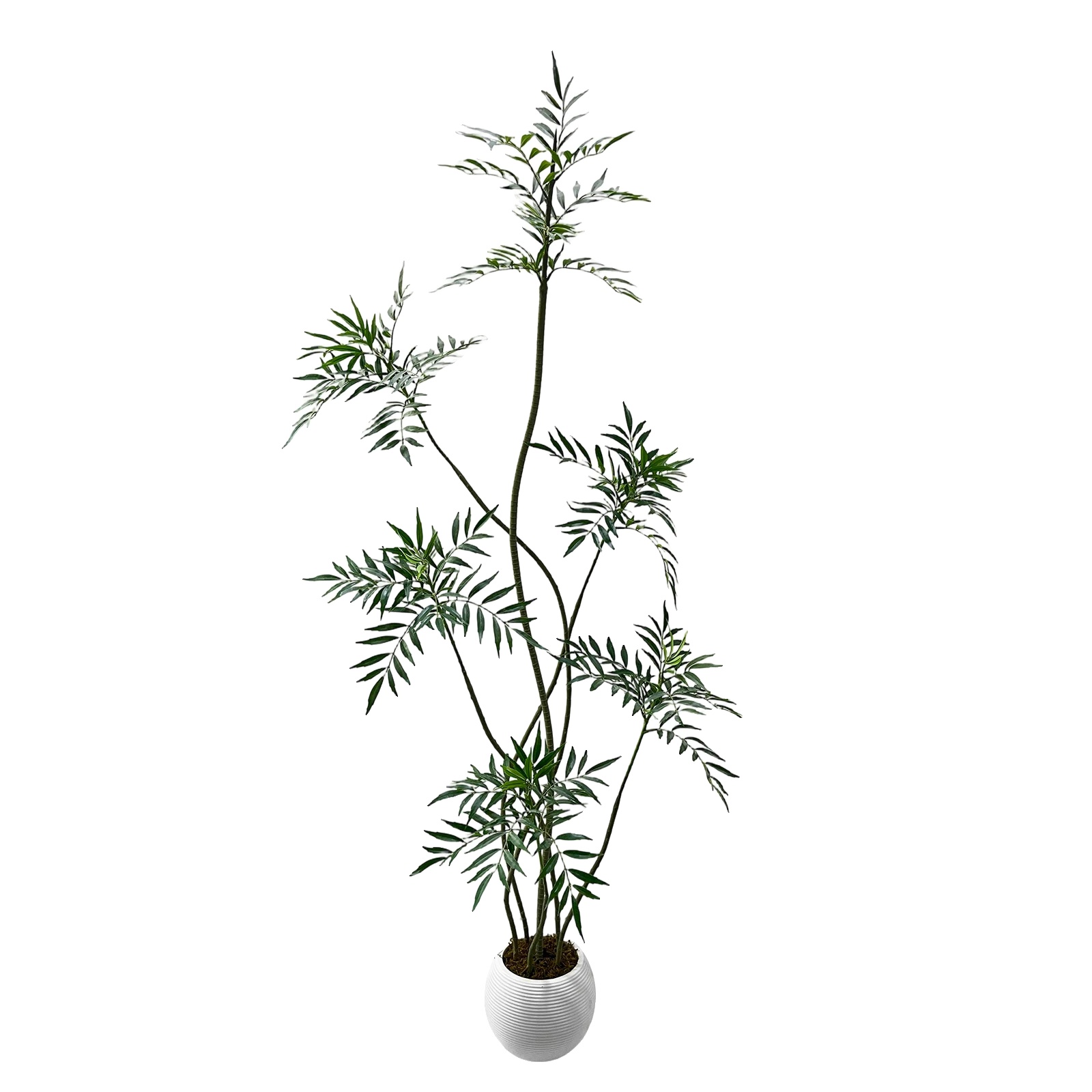 Künstliche Schlangenpflanze, Lebensechtes Design, Vielseitige Innenanwendung, 210cm