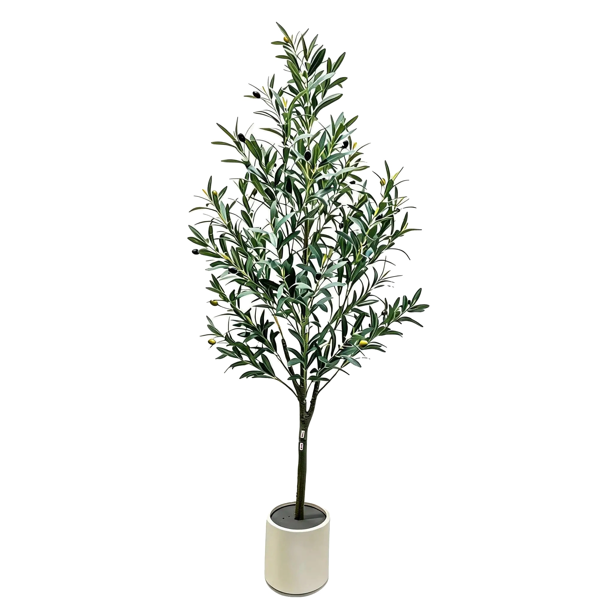 Künstlicher Olivenbaum, Realistische Blätter, Verstellbare Äste, 6ft