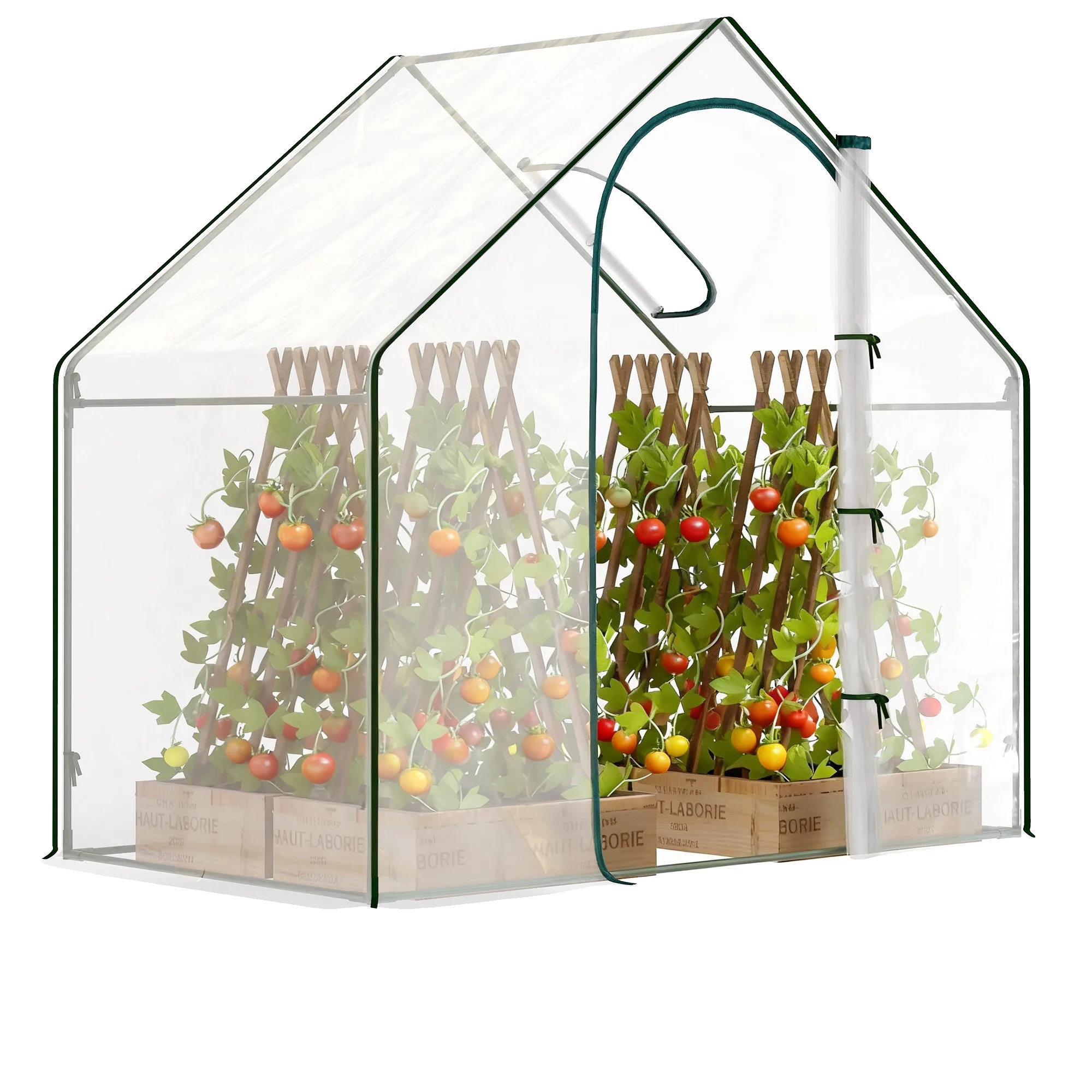 Garten Gewächshaus, Wasserdichtes Design, Einfach Zu Montieren, Grün