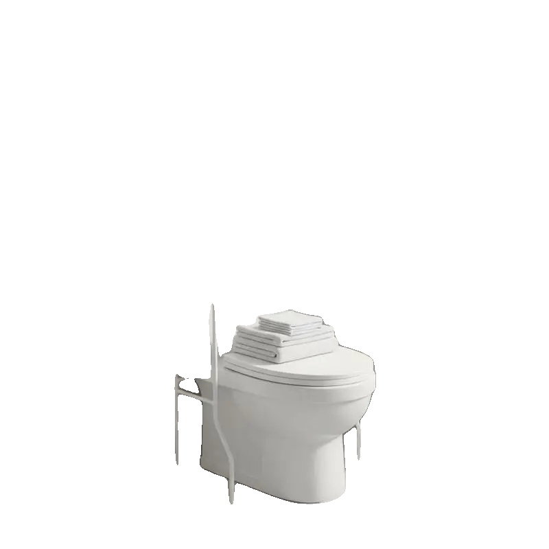 Toilettenregal, Dreistufig, Platzsparendes Design, Armeegrün