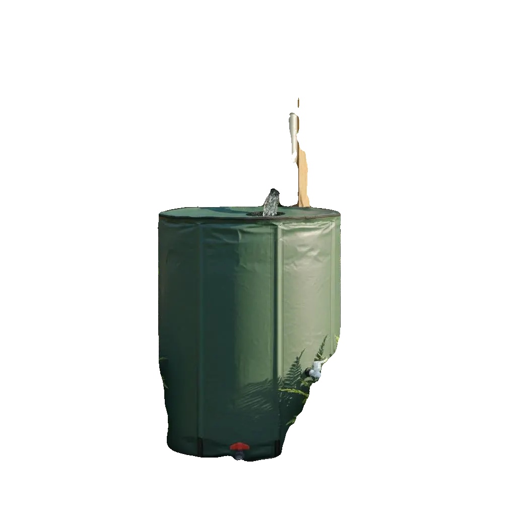 Wassertank, Faltbares Design, 250l Kapazität, Armeegrün