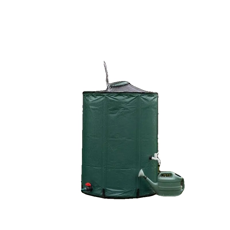 Faltbarer Fassbehälter, 250l Kapazität, Langlebiges Pvc-design, Grün