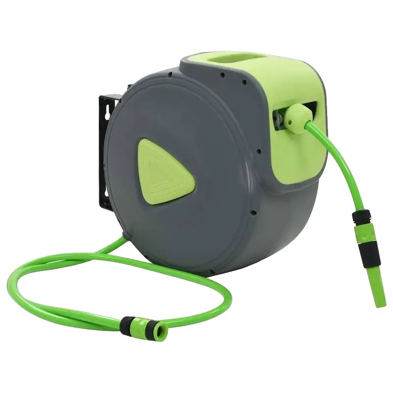 Automatische Gartenschlauchaufroller, Aufrollbar, Universelle Kompatibilität, Grün