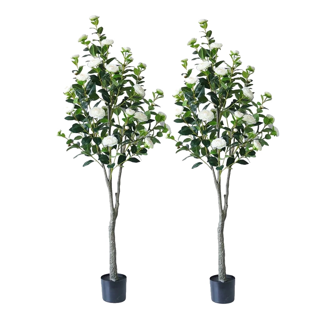 Künstliche Kamelienbäume, Lebensechtes Design, Vielseitige Dekoration, 180cm