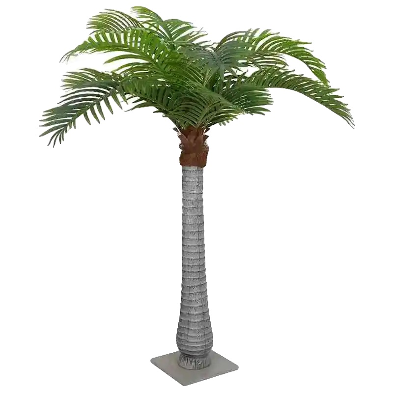 Künstliche Palme, Realistisches Design, Vielseitige Dekoration, Grün