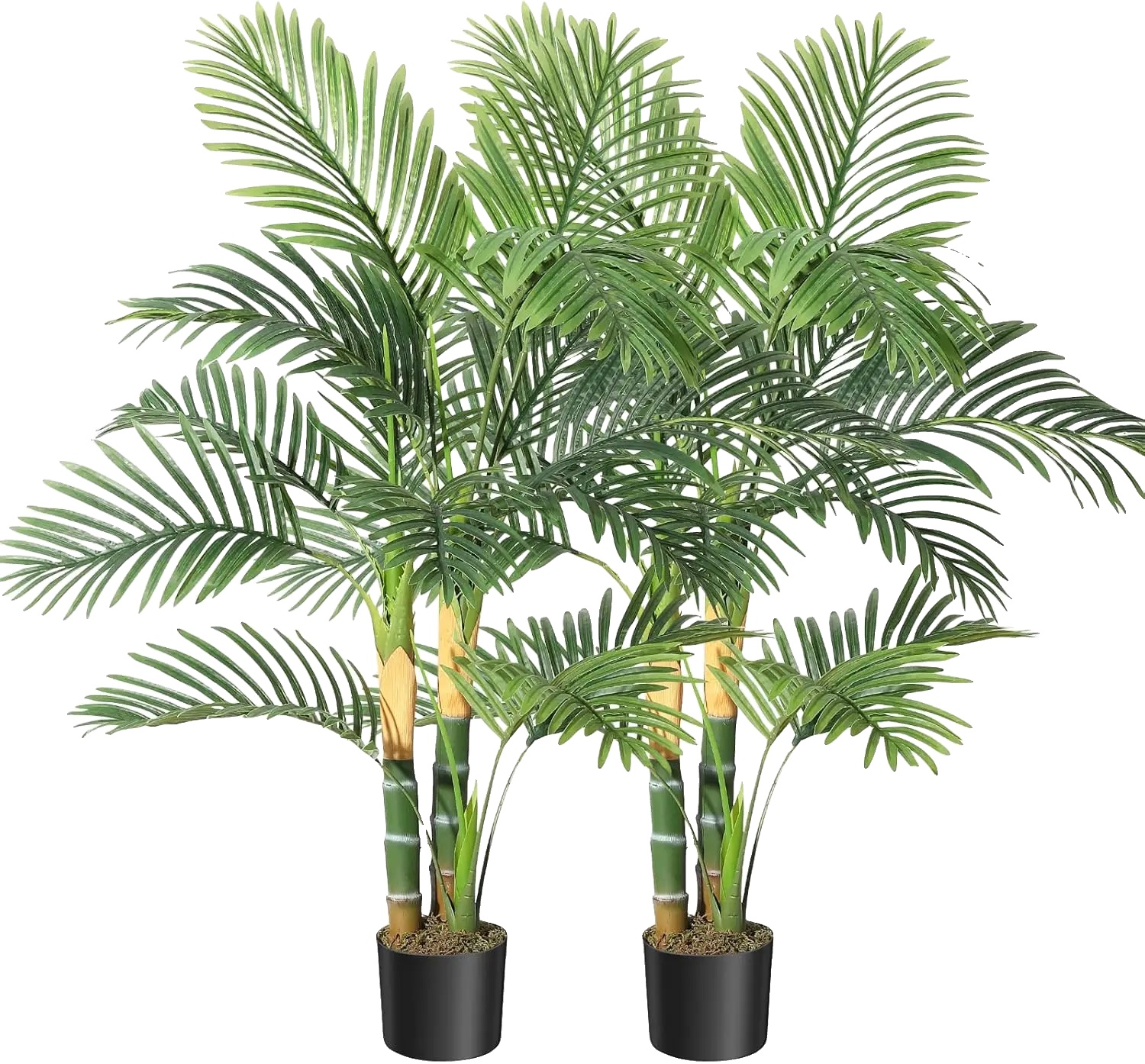 Künstliche Palmplanze, Faux Grün, Innen- Und Außendekoration, Grün, 120cm