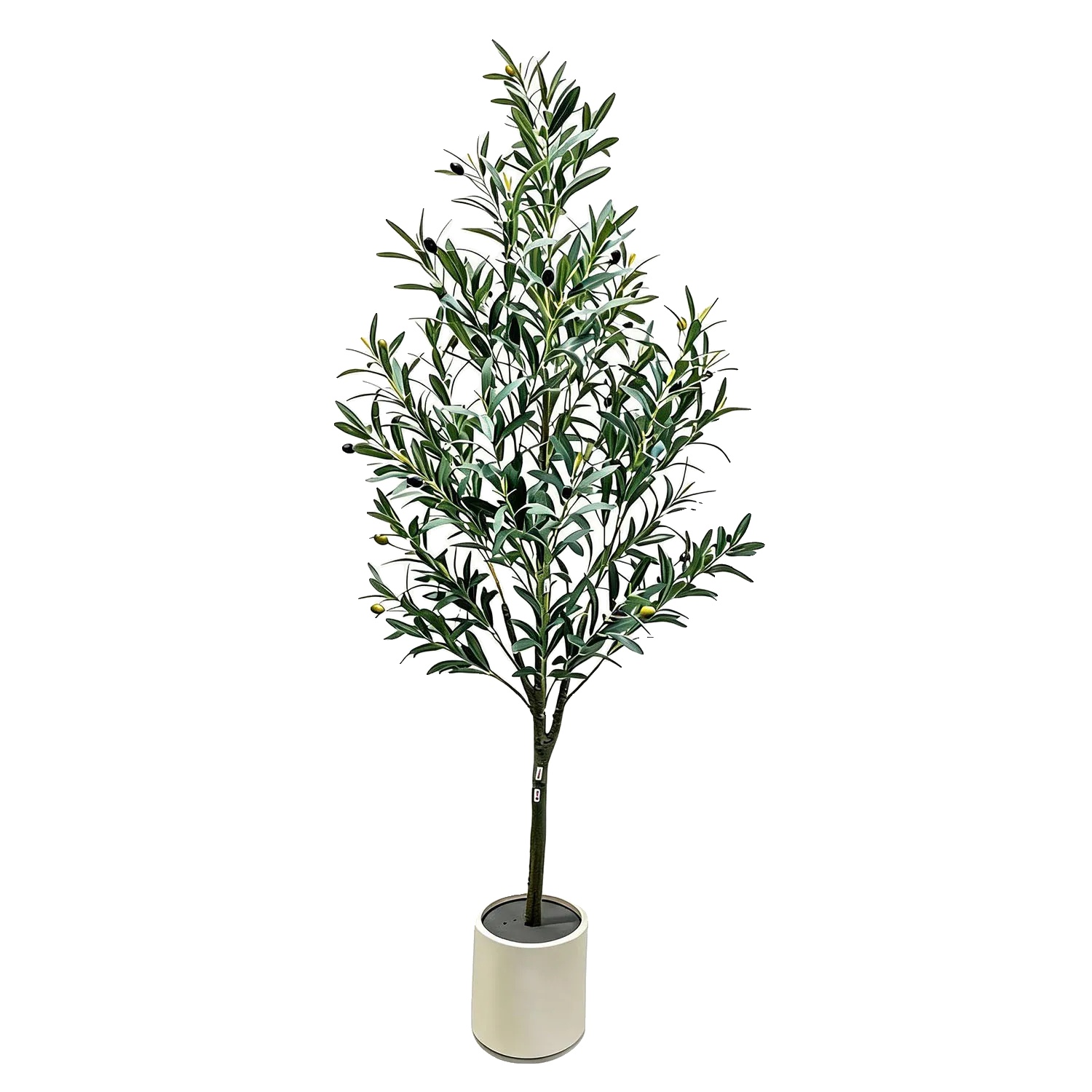 Künstlicher Olivenbaum, Realistische Blätter, Pflegeleicht, Grün, 180cm