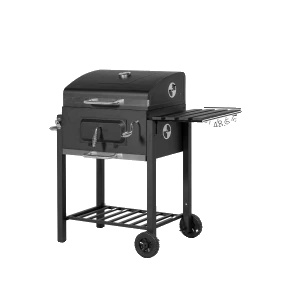 Holzkohlegrill, Edelstahl, Für Den Außenbereich, 113x65x108cm, Armeegrün