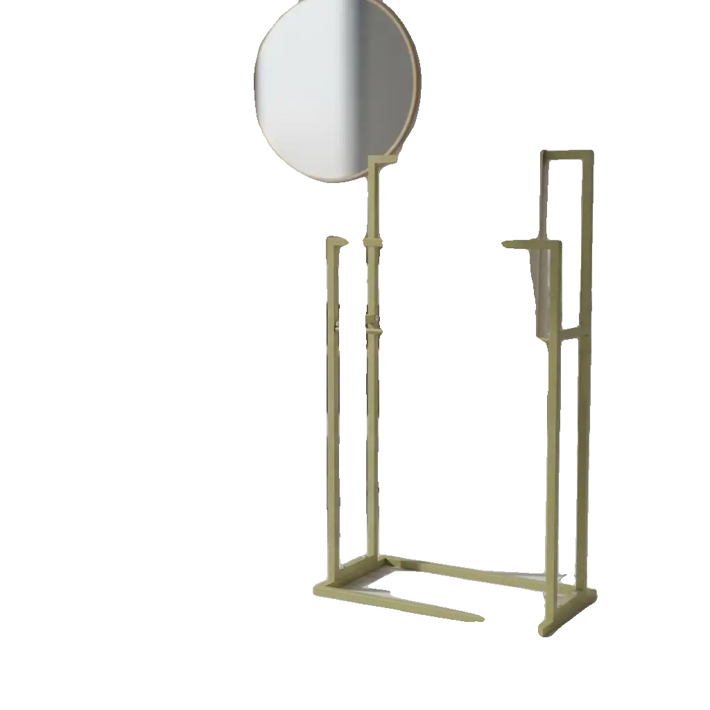 Stehender Handtuchhalter, Edelstahl, Wandmontage-design, Armeegrün