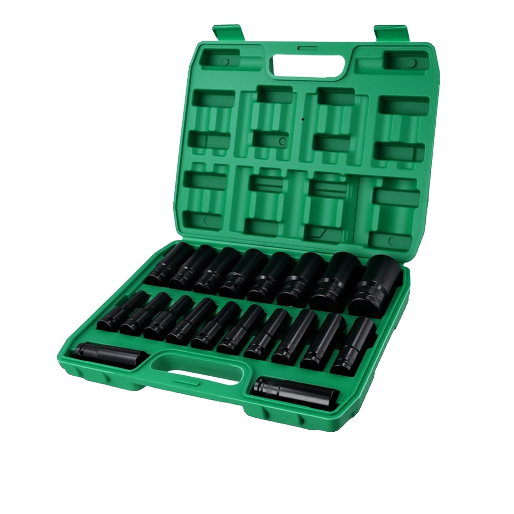 Schlagschrauber Steckschlüsselsatz, 20-teilig, Chrom-vanadium-stahl, 20pcs