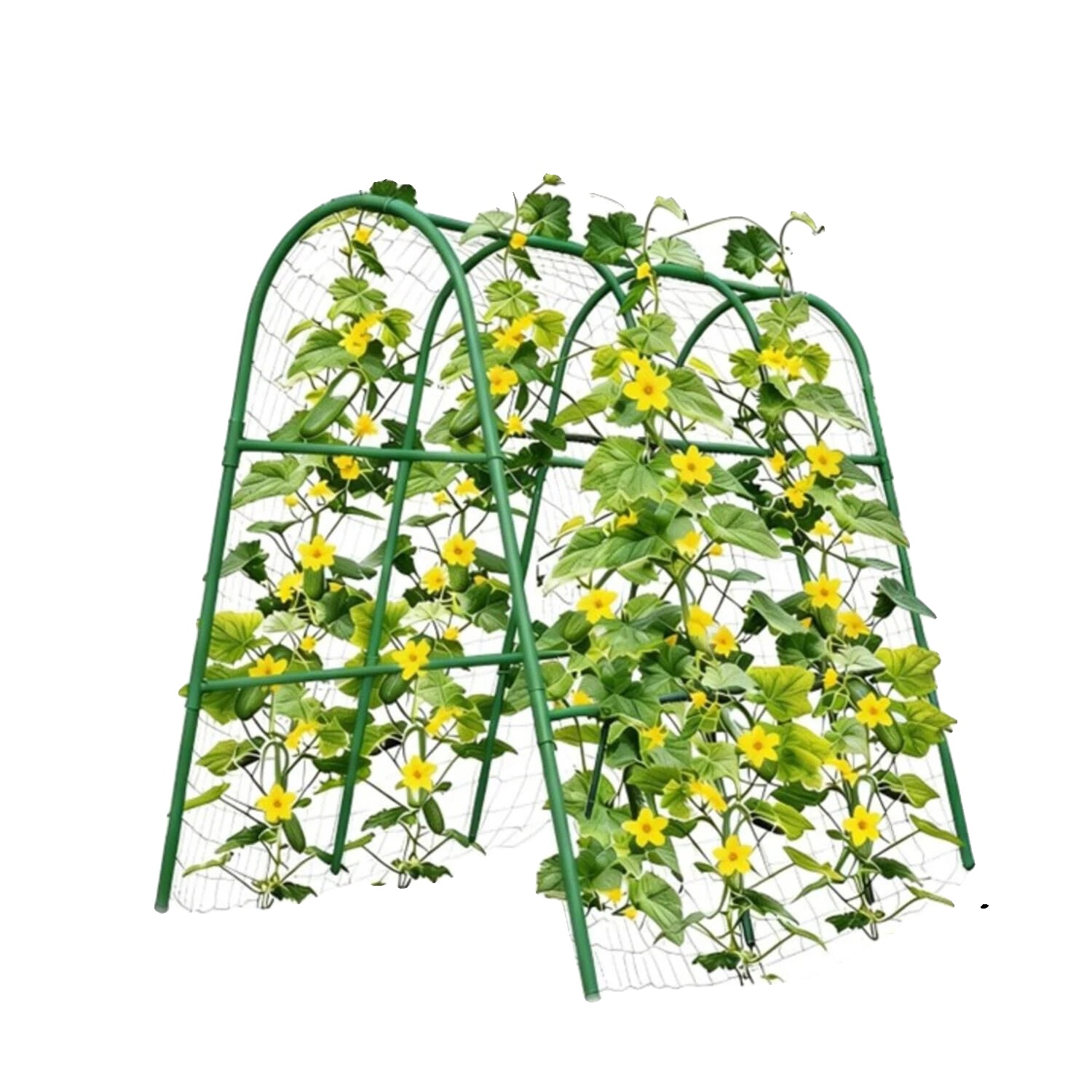 Kletterpflanzen-spalier, U-förmiges Design, Rostfreie Konstruktion, 160x120cm