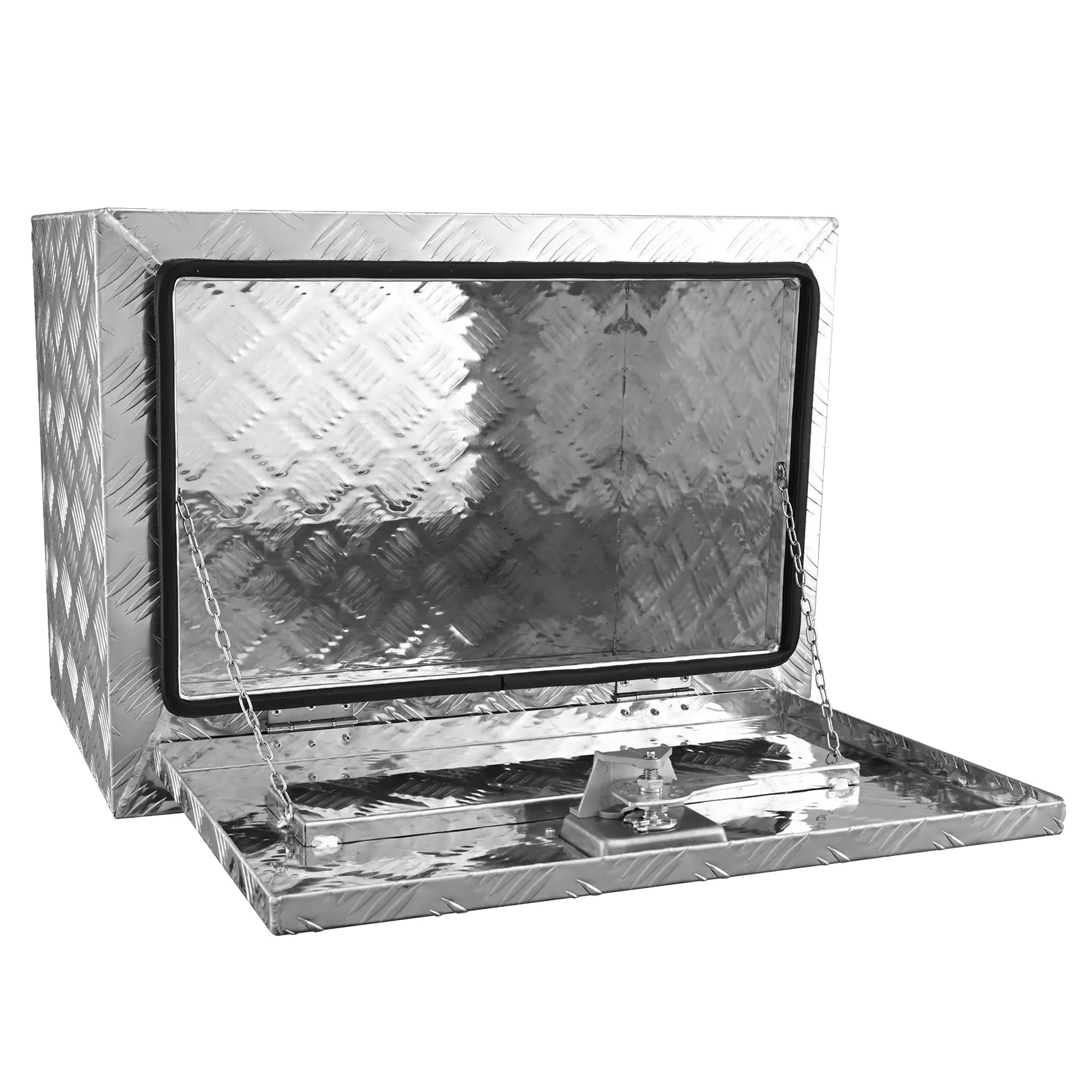 Kofferraum Box, Aluminium Werkzeugkiste, Wasserdichtes Design, Armeegrün