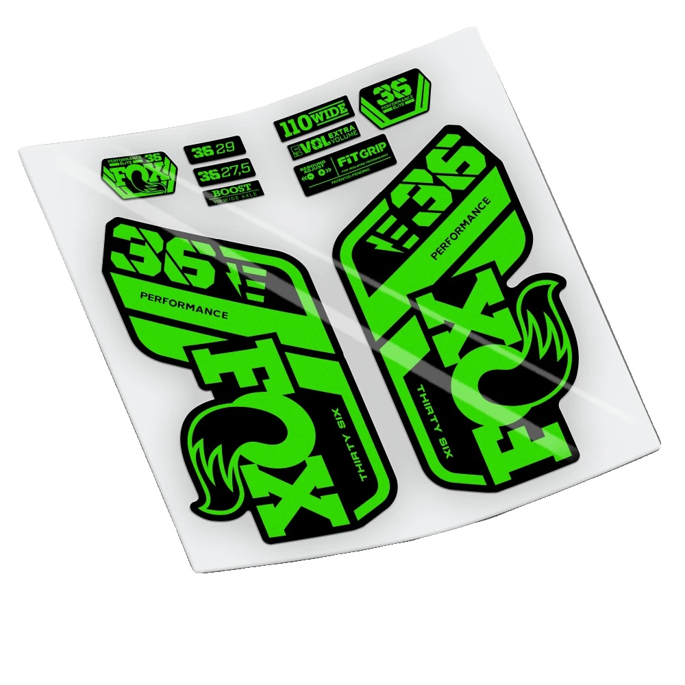 Aufkleber, Hochwertiges Vinyl, Individuelle Designs, Grün Fluor