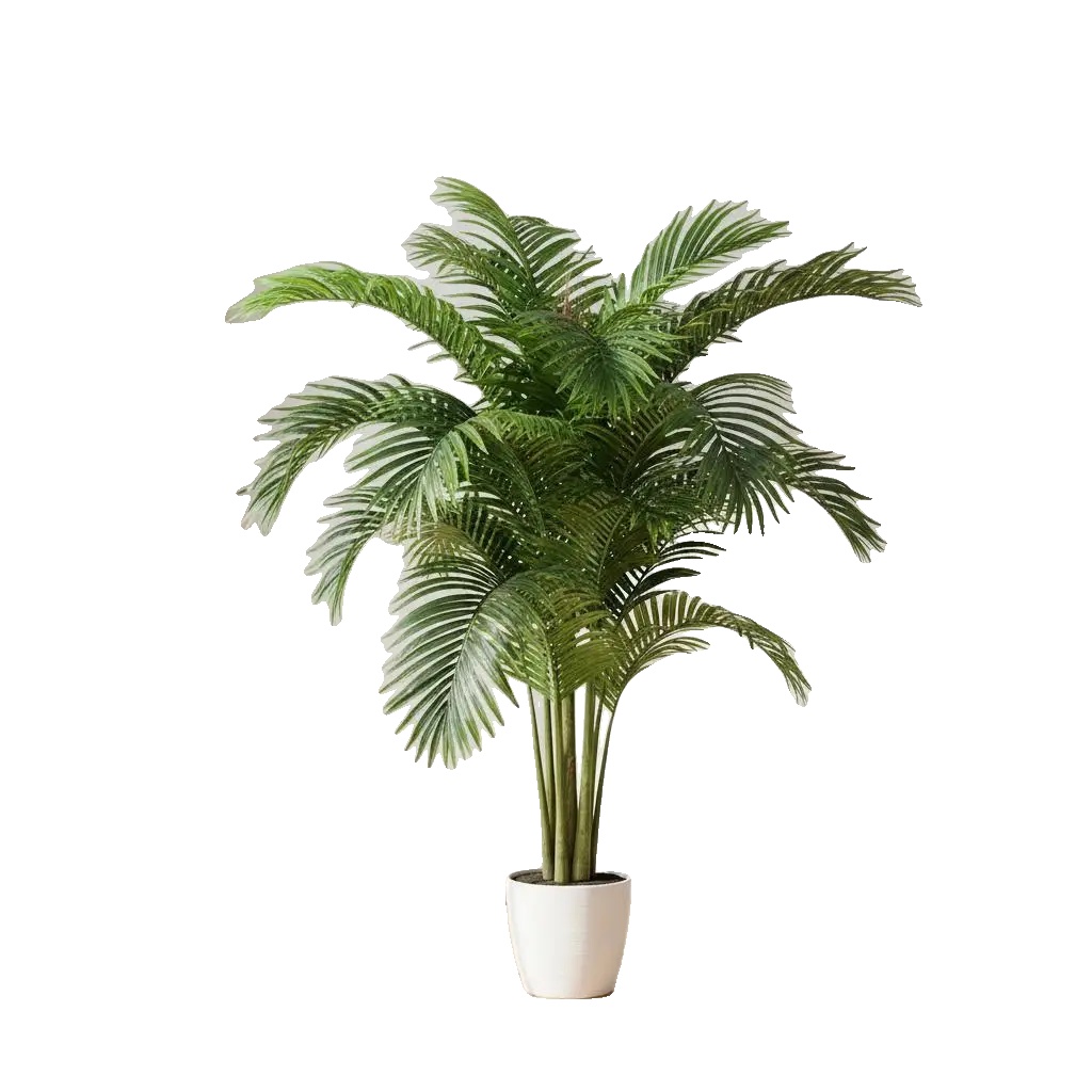 Künstliche Palme, Realistisches Design, Innendekoration, Armeegrün