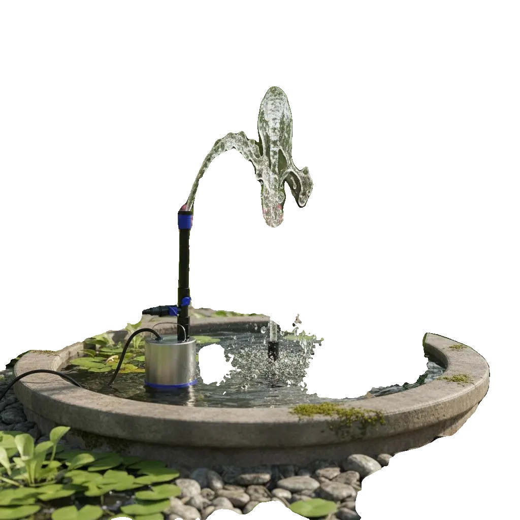 Dekorative Brunnen, Leiser Betrieb, Einfach Zu Installieren, Armeegrün