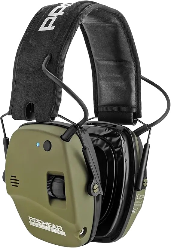 Elektronischer Gehörschutz, Lärmminderung, Bluetooth-funktionalität, Grün