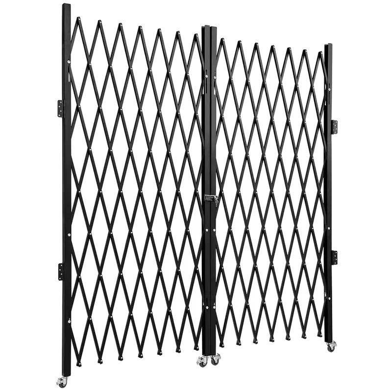 Faltbarriere, Langlebige Edelstahlkonstruktion, Platzsparendes Design, 60" H X 120", Armeegrün