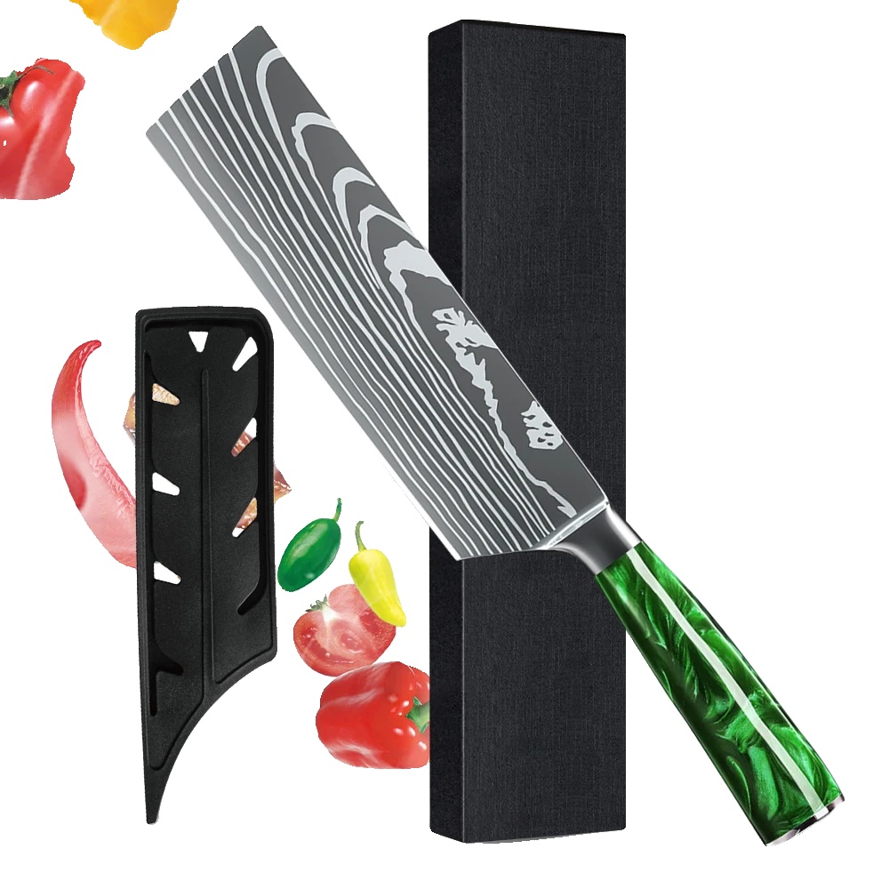 Küchenmesser Set, Hochwertiger Kohlenstoff-edelstahl, Präzisionsklingen, 1stück-g