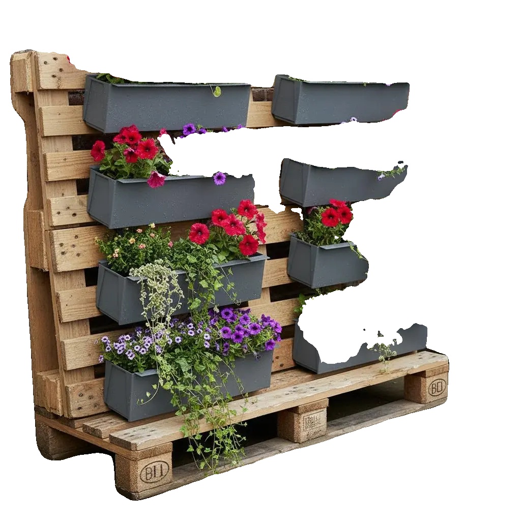 Blumenkästen, Leichtes Gewebe, Kompatibel Mit Euro-paletten, Armeegrün