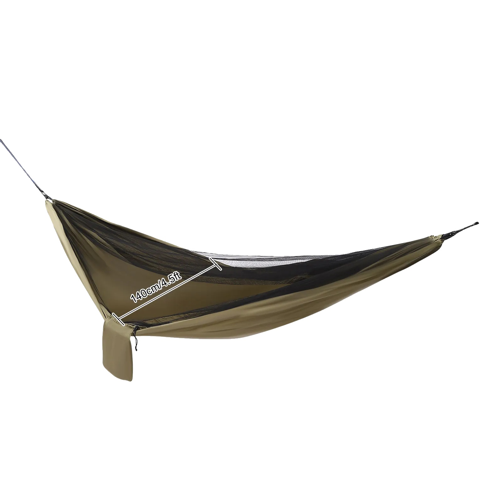 Camping-hängematte, Mückennetz, Regenfly Tarp, Armeegrün