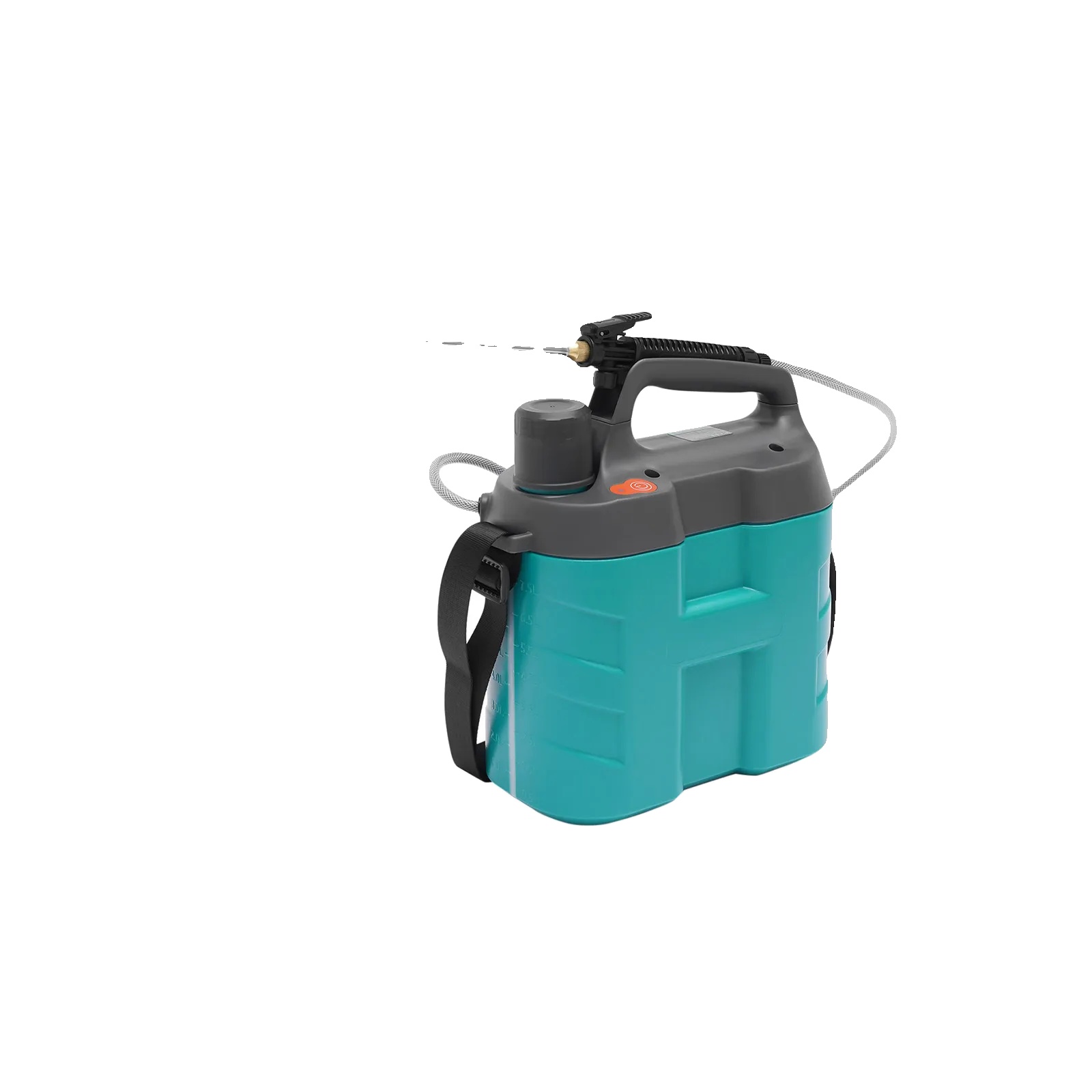 Elektrischer Drucksprüher, 8l Kapazität, Wiederaufladbarer Lithium-akku, Grün