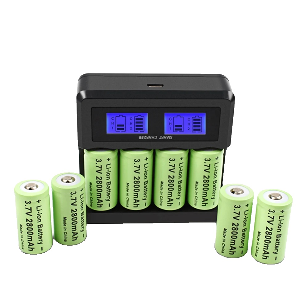 Wiederaufladbare Batterie, 2800mah Kapazität, Mehrgerätekompatibilität, 8psc Mit Ladegerät