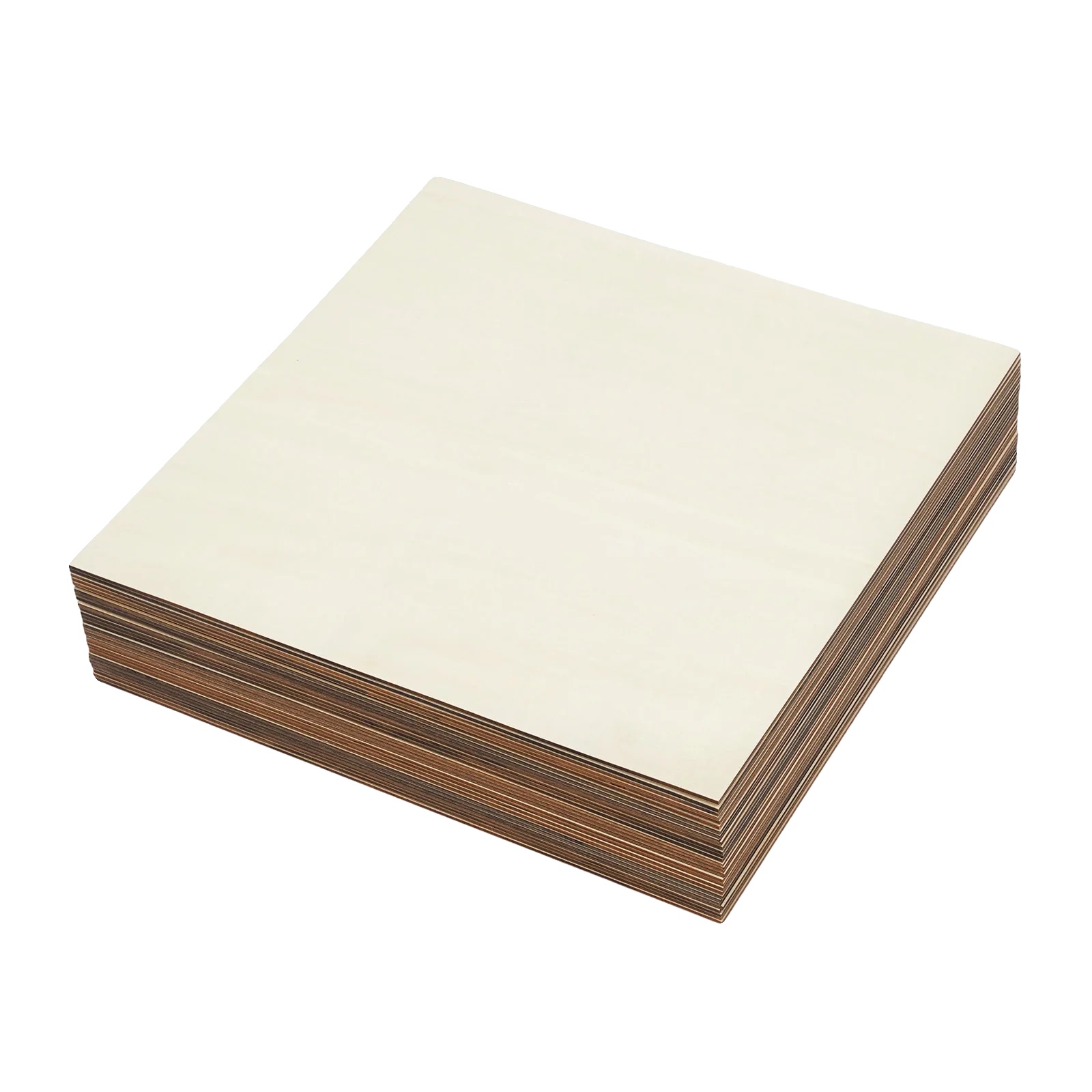 Leere Holzfurnierplatten, 30 Stück, Ideal Für Diy-projekte, Logfarbe