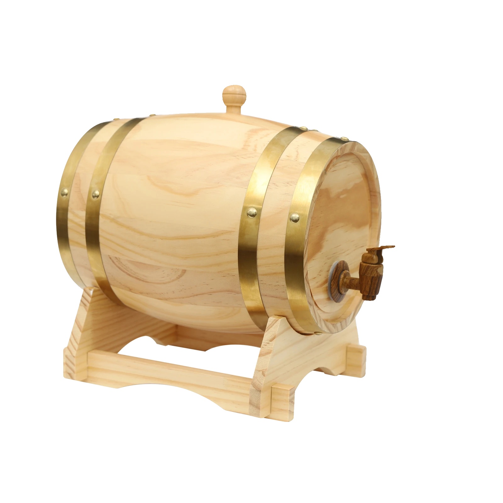 Weinfass, 3/5l Kapazität, Praktischer Wasserhahn, 5l