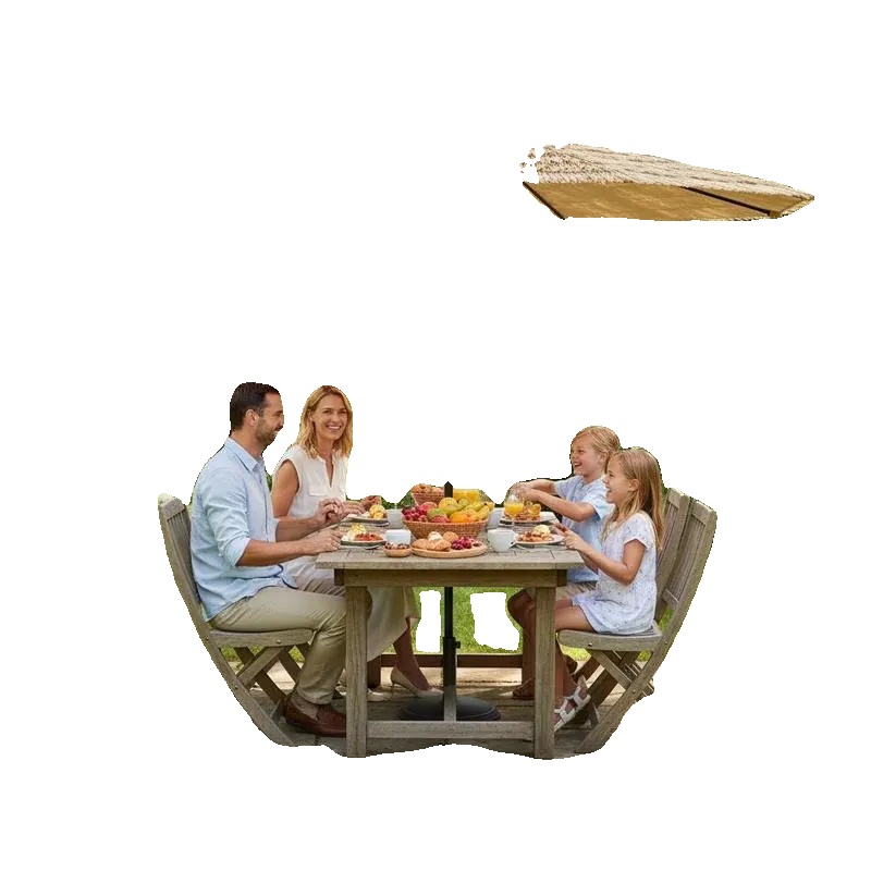 Gartenumbrella, Wasserdichtes Design, Uv-schutz, Helles Gelb