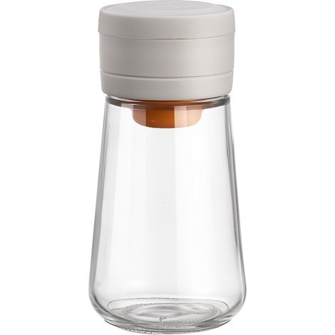 Hellgraues Gewürzglas, 220 Ml – Luftdichter Und Auslaufsicherer Deckel, Ideal Für Zucker, Salz, Gewürze Und Pulver – Küchenorganizer