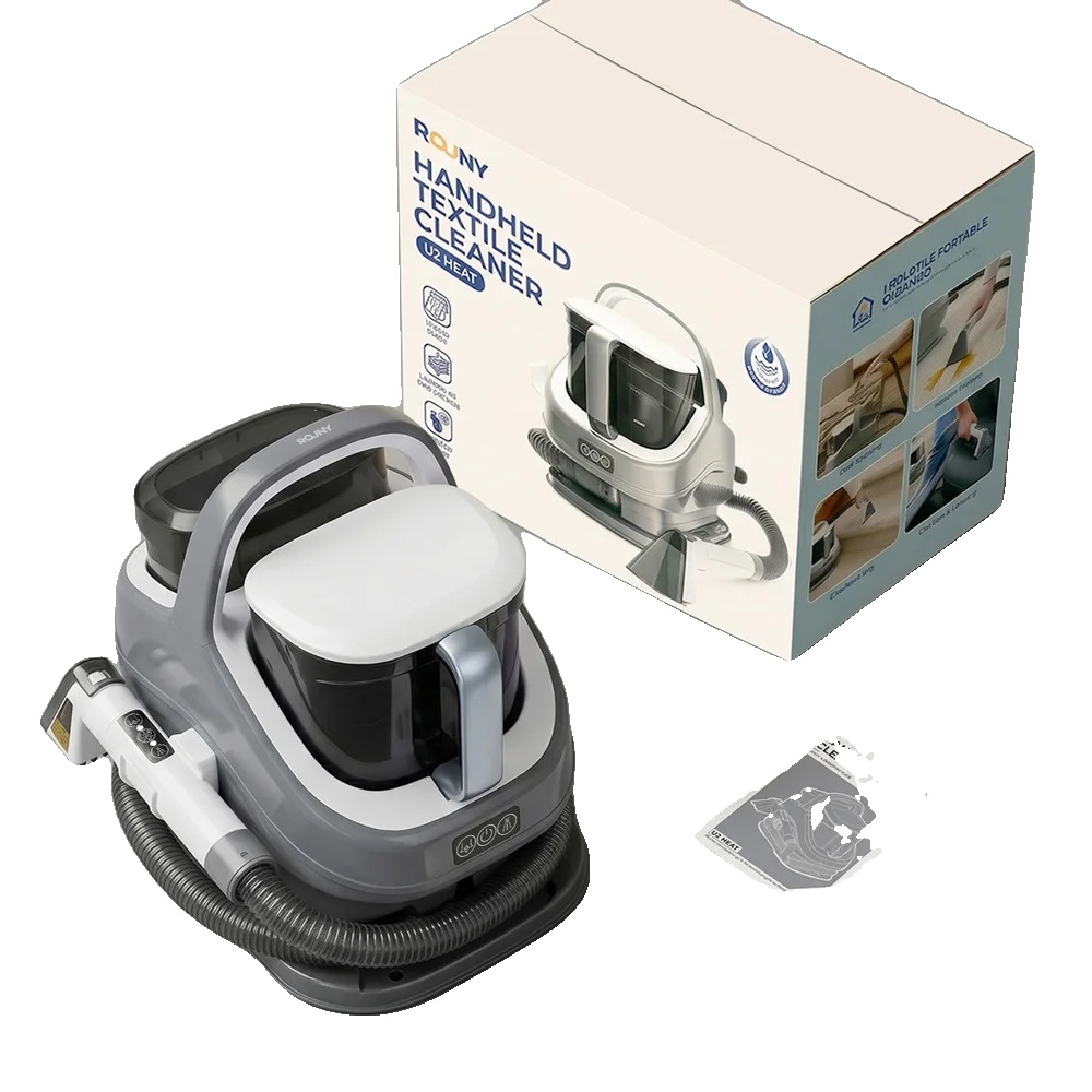 Dampfreiniger, Starke Saugleistung, Separate Wassertanks, Hellgrau, 220v-240v Eu-stecker