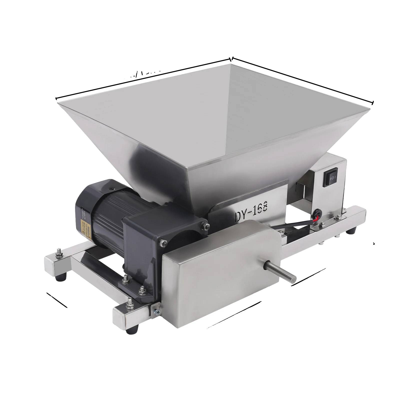 Lebensmittelzerkleinerungsmaschine, Multifunktional, Hohe Kapazität, Hellgrau