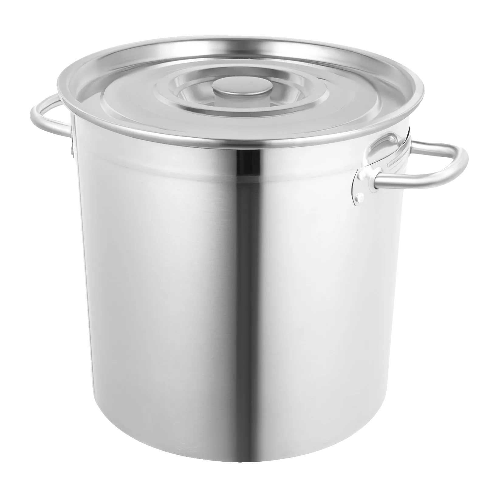 Edelstahl-stocktopf, 35-liter Kapazität, Hellgrau